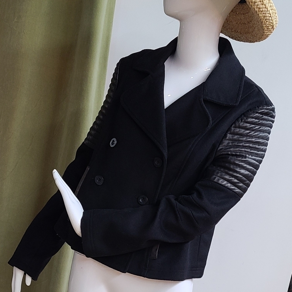 Rebecca Minkoff  Virgin Wool/Lambskin Jacket